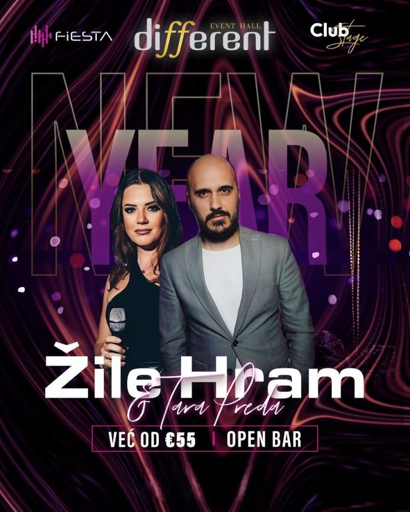 Different event Hall Club Stage Nova godina Plakat