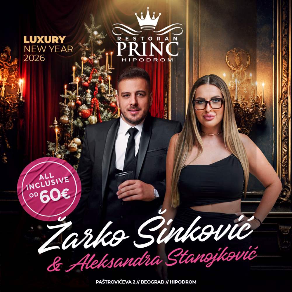 Restoran Princ Nova godina mapa Plakat Novi