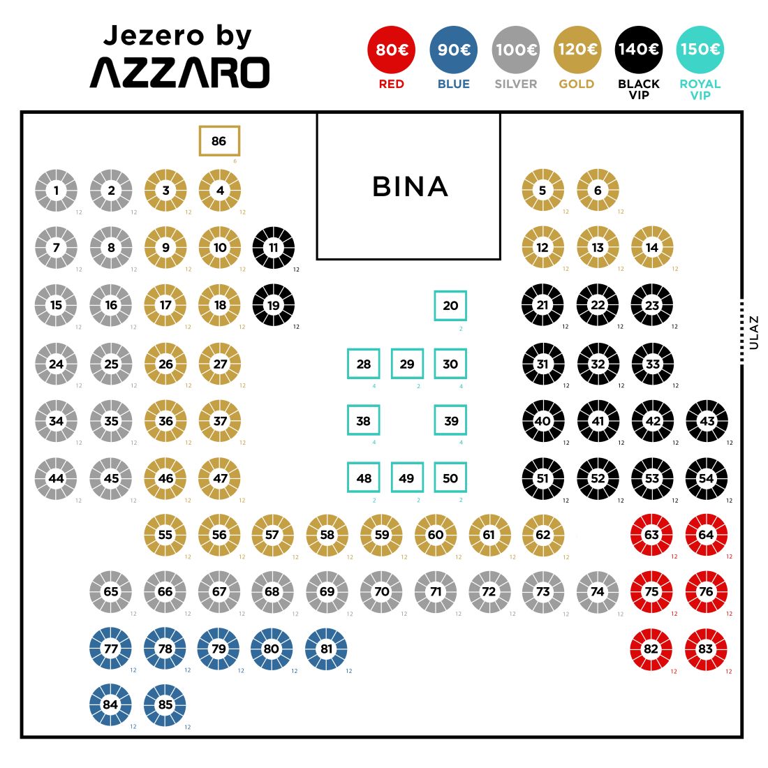 Jezero by Azzaro Nova godina mapa